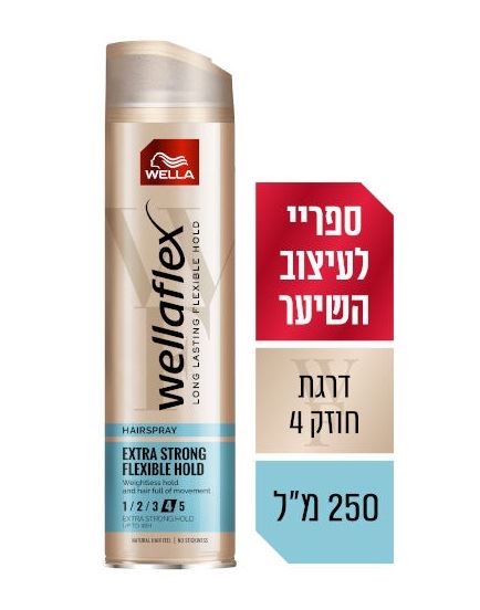 וולה ספריי לעיצוב אקסטרה גמיש Wellaflex