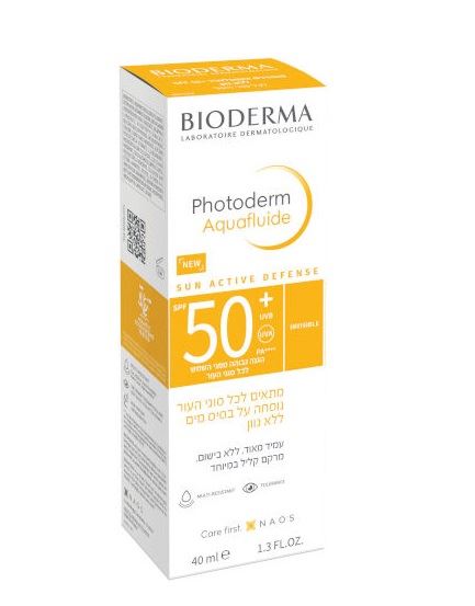 ביודרמה פוטודרם אקוופלואיד +SPF50 ללא גוון Bioderma