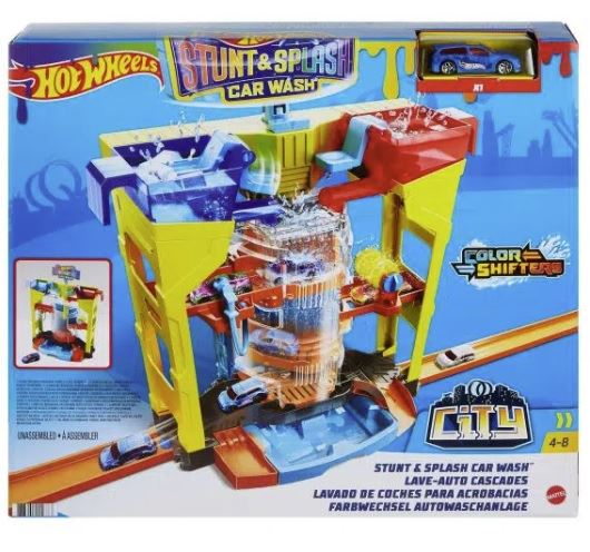 הוט ווילס תחנת שטיפת מכוניות משנות צבעים Hot Wheels