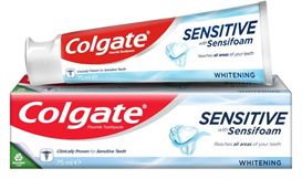 קולגייט סנסיטיב משחת שיניים רגישות להלבנה Colgate