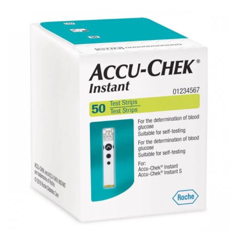 מקלוני בדיקה למד סוכר Accu-Chek Instant