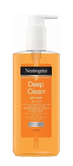 ניוטרוג'ינה תרחיץ לניקוי פנים Neutrogena DEEP CLEAN Gel Wash