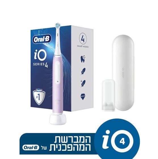 אורל בי iO4 מברשת שיניים חשמלית - שחור