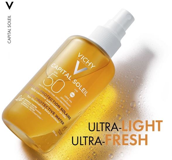 וישי ספריי מים סולאריים להגנה מהשמש Vichy SPF50