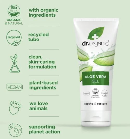 דר. אורגניק+ ג'ל אלוורה Dr.Organic+