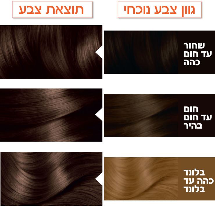 גרנייה צבע לשיער קולור נטורלס חום שוקולד Garnier 4.5