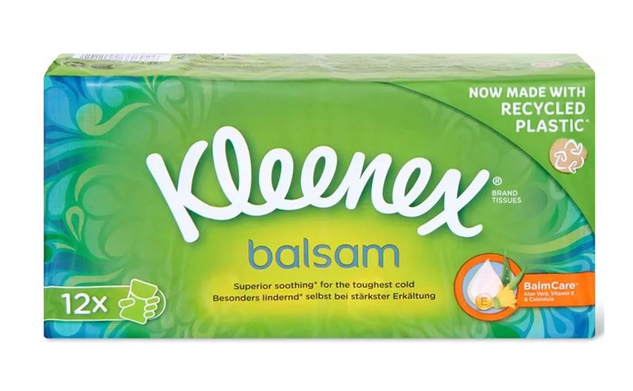 קלינקס טישו בלסם 12 יחידות במארז Kleenex