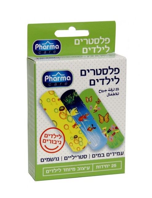 פרמה קר פלסטרים לילדים 25 יחידות Pharma Care