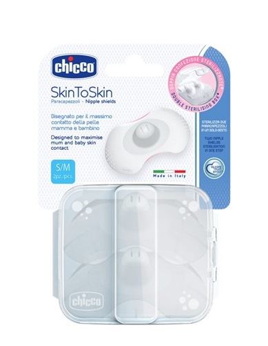 צ'יקו מגן פיטמה מסיליקון Chicco SkinToSkin Nipple Shield