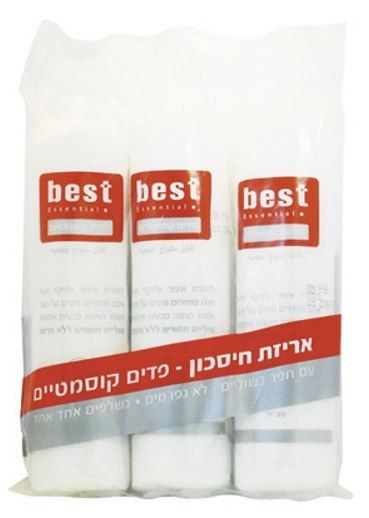 בסט מארז 3 שרוולים פדים קוסמטיים Best