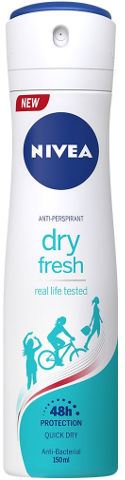 Nivea Dry Fresh Spray For Woman 150ml