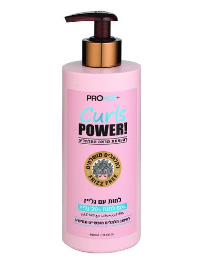 פרו הייר+ 20% גלייז 80% קרם לחות לשיער מתולתל +PRO HAIR