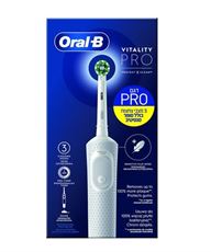 אורל בי מברשת שיניים חשמלית נטענת - לבן Oral B Vitality Pro