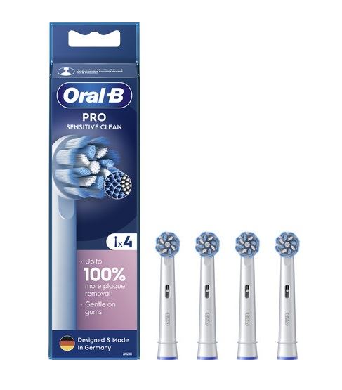 אורל בי ראשים למברשת חשמלית לשיניים עדינות Oral B PRO