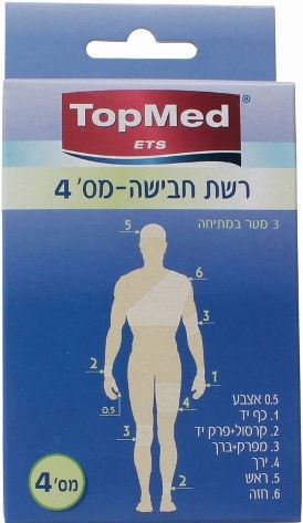 טופ מד רשת חבישה לירך מס' 4 Topmed