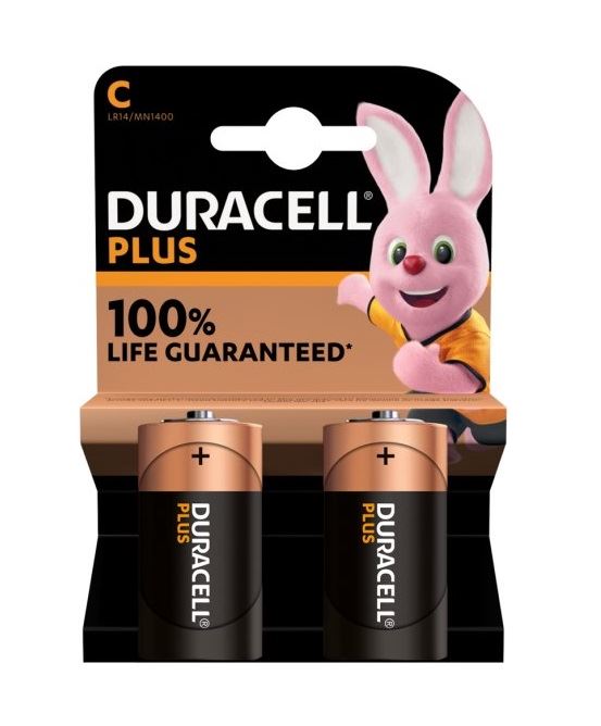 סוללות דורסל C פלוס פאוור Duracell