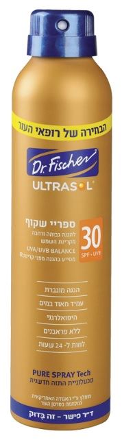 אולטרסול ספריי שקוף Ultrasol SPF30