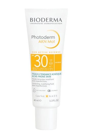 ביודרמה פוטודרם קרם הגנה AKN SPF30 מעניק מראה מאט Bioderma