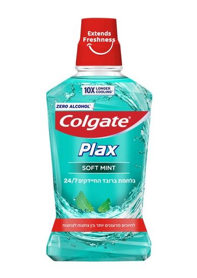 קולגייט מי פה פלאקס ללא אלכוהול Colgate