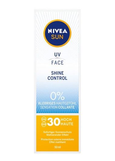 ניוואה קרם הגנה לפנים SPF30 קונטרול שיין Nivea Sun