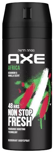 אקס דאודורנט בודי ספריי אפריקה AXE