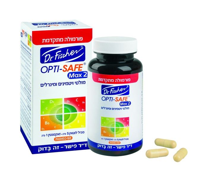 אופטי סייף מקס מולטי ויטמינים ומינרלים Dr. Fischer OPTI-SAFE