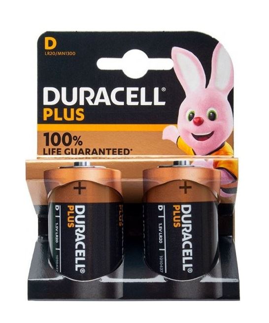 סוללות דורסל D לא נטענות Duracell Plus Power