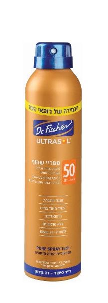 אולטרסול ספריי רציף שקוף Ultrasol SPF50